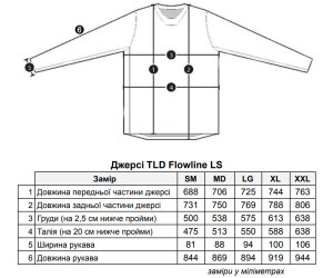 Джерсі TLD FLOWLINE LS JERSEY SLATE [BLUE]